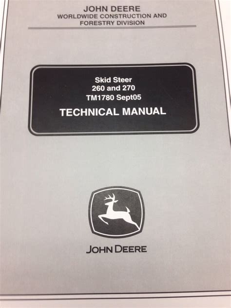 jd 260 skid steer identification number|john deere 260 owners manual.